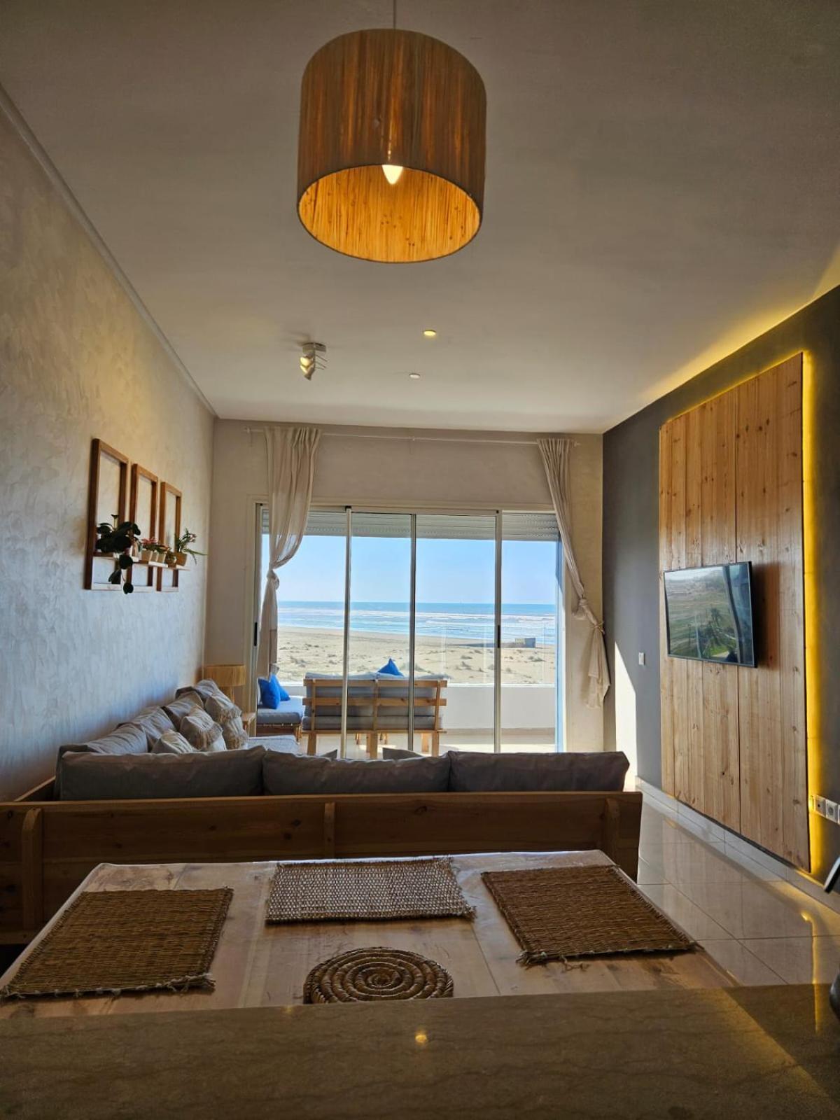 Sidi Rahal Blue View, Beachfront Wide Seaview With Pool المظهر الخارجي الصورة